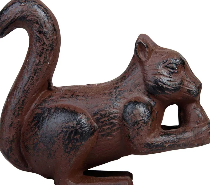 Animaux du jardin en fonte (Lot de 4) (S - 14,6 × 6,5 × 17,3 cm)