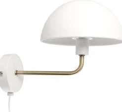 Applique murale en métal Bonnet (Blanc)