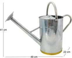 Arrosoir en acier galvanisé 9 litres