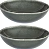 Assiette en grès vert Black Forest (Lot de 6) (Assiette creuse - 19 cm)