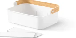 Bac de rangement avec poignée empilable Bellwood (35 x 26 x 13 cm)
