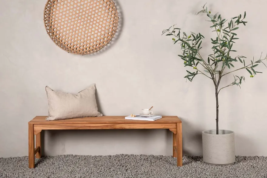 Banc de jardin en teck Kenya