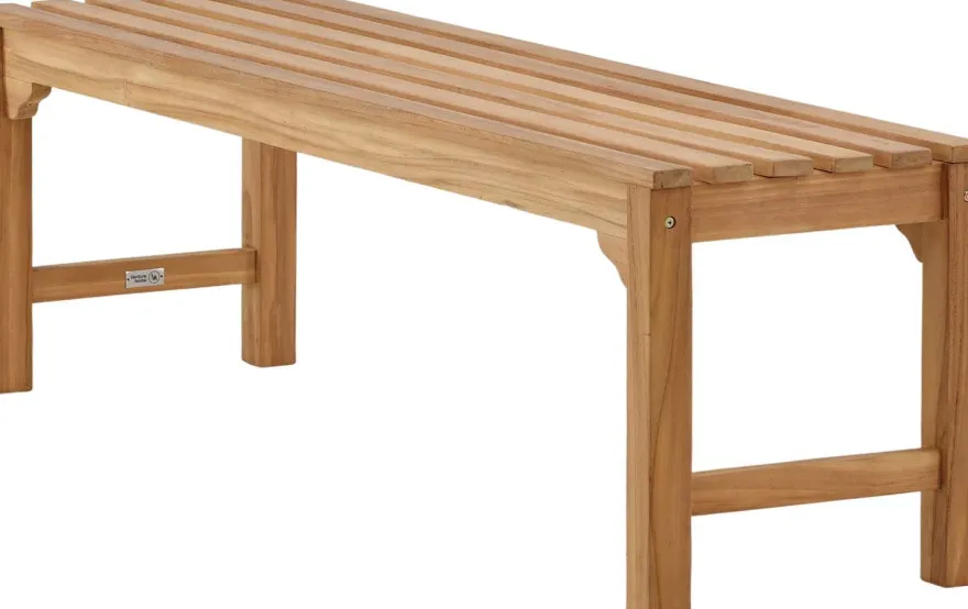 Banc de jardin en teck Kenya