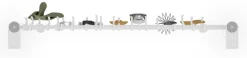 Barre suspension ustensiles de cuisine 20 crochets Anywhere