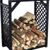 Bûcher treillis en bois Black edition (Simple)
