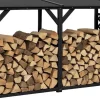 Bûcher treillis en bois Black edition (Avec extension )