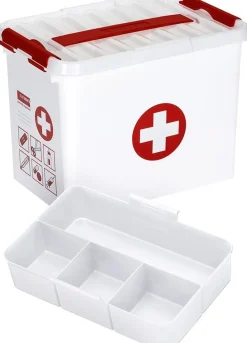 Boite à compartiments 1er Secours Q-line (9 litres)