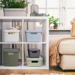 Boite de rangement Sigma home Box 32 L (Vert clair)