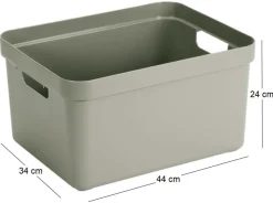 Boite de rangement Sigma home Box 32 L (Vert clair)
