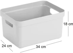 Boite de rangement Sigma Home Box 13 L (Blanc)