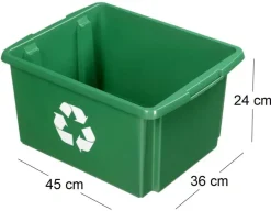 Boite de recyclage Nesta Box32 Litres (Vert)