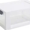Boite tiroir transparent 6 litres Omega (Blanc)