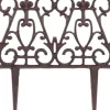 Bordure de jardin en fonte victorienne (Unitaire)