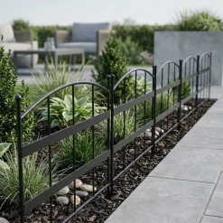 Bordure de jardin en métal 58 x 0.6 x 57 cm (Intemporel)