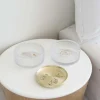 Boîte à bijoux verre couvercle laiton Tesora