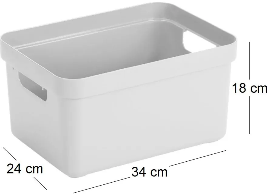 Boîte de rangement Sigma Home Box 5 litres (Blanc)