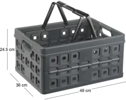 Boîte pliante avec poignée Square 32L
