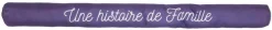 Boudin de porte avec illustrations 80 cm (Violet avec citation)