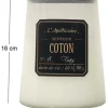 Bougie parfumée Alchimiste 16 cm (Senteur coton)
