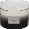 Bougie parfumée 3 mèches Harmony 13 cm