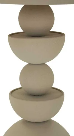 Bout de canapé avec plateau miroir Dune (45 x 49,5 cm)