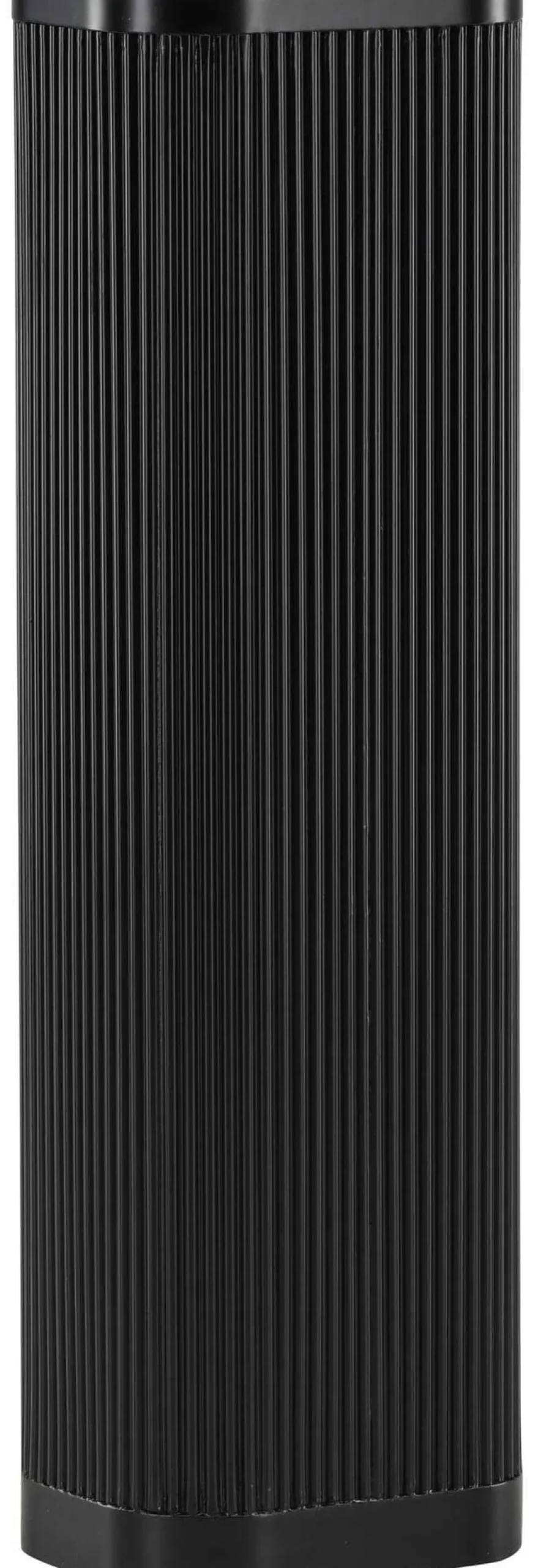 Bout de canapé en MDF noir Lenox