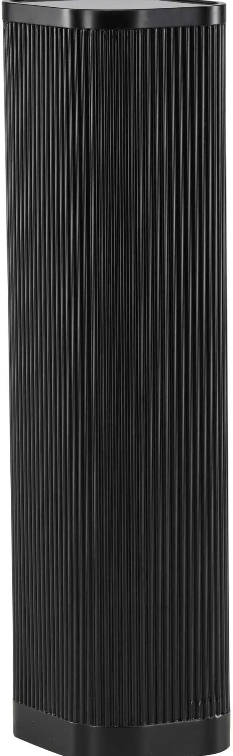 Bout de canapé en MDF noir Lenox