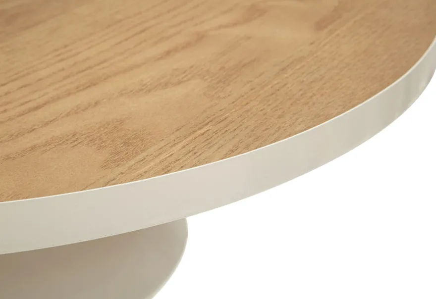 Bout de canapé en métal avec plateau en bois Top (45.5 x 63 cm)