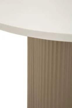 Bout de canapé en métal et marbre artificiel Frankfurt (Modèle 3)