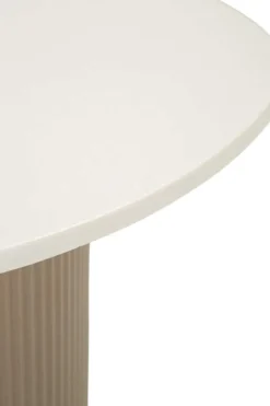 Bout de canapé en métal et marbre artificiel Frankfurt (Modèle 3)
