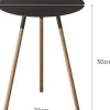 Bout de canapé rond 40 cm Side