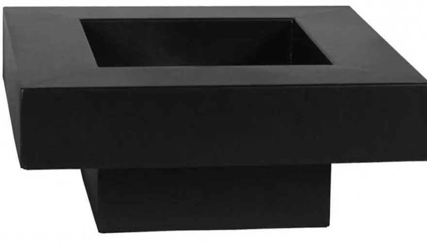 Brasero en acier peint plateau design (60 cm)