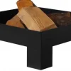Brasero en acier peint plateforme (80 cm)