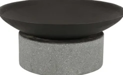 Brasero en fonte et granit Anneau (59.6 x 26.5 cm)