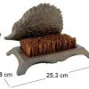 Brosse nettoyage chaussure en fonte et fibre de coco (Hérisson)