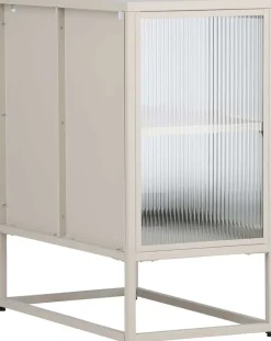 Buffet en acier 40 x 80 x 70 cm Garis (Beige)
