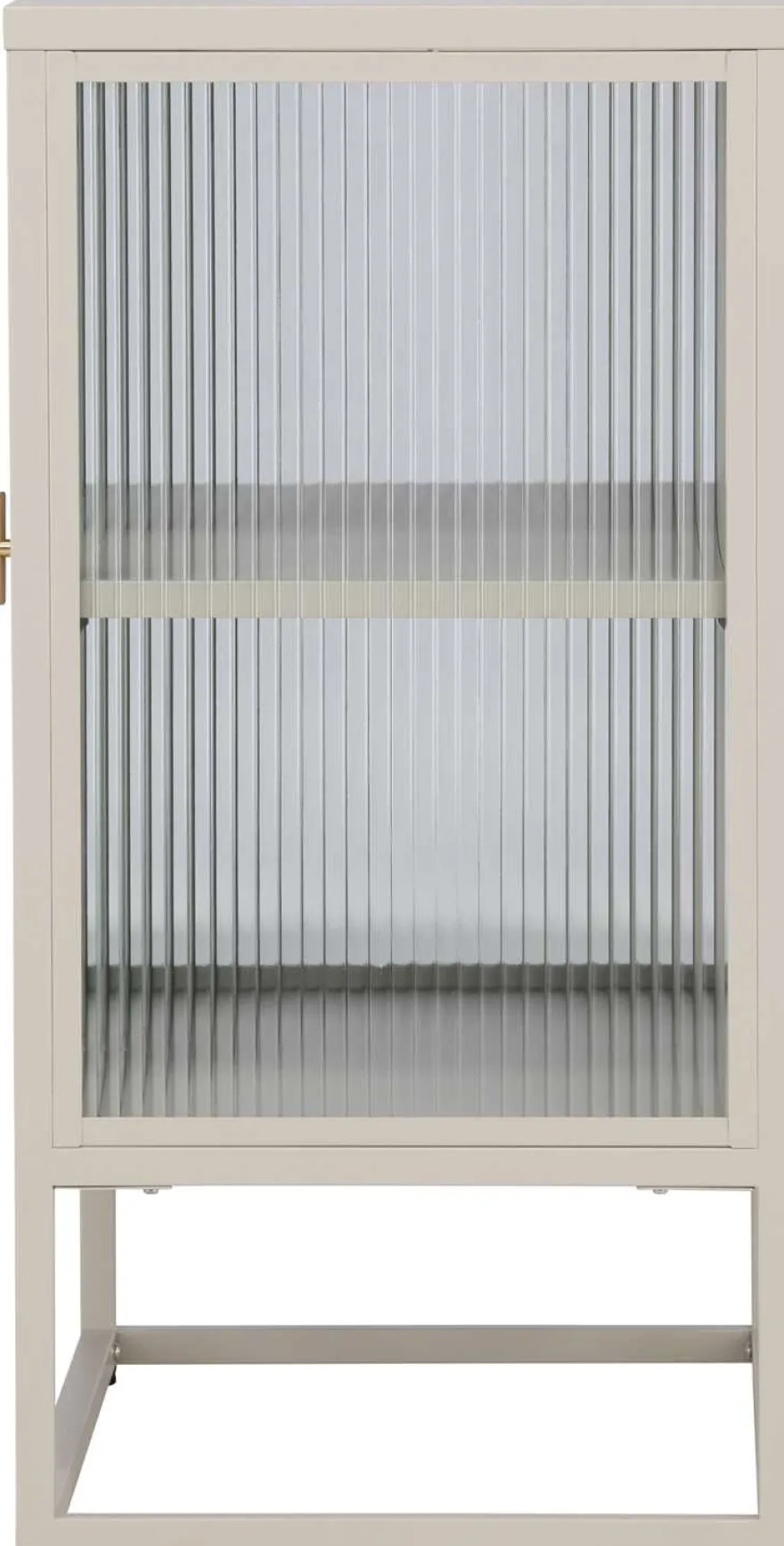 Buffet en acier 40 x 80 x 70 cm Garis (Beige)