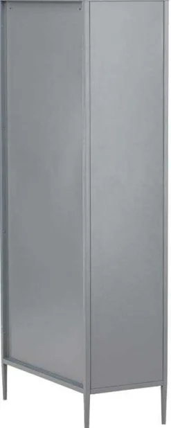 Buffet en acier 70 x 35 x 160 cm La Paz (Gris clair)