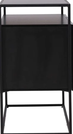 Buffet 3 portes en bois et acier Kingsport (Noir)