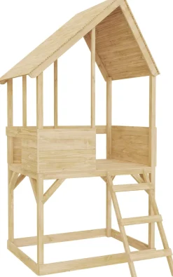 Cabane enfant sur pilotis avec bac à sable Lookout (Sans glissière)