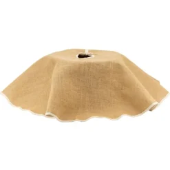 Cache-pied de sapin en tissu (Naturel)