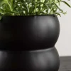 Cache pot Dapne 16x16x13 cm (Noir)
