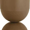 Cache pot en métal réversible Tonar (Marron - XL)