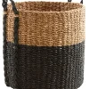 Cache-pot ronds en jonc de mer (Lot de 3)
