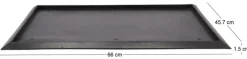 Cadre antidérapant caoutchouc Rub (Pour paillasson 60 x 40 cm)