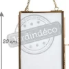 Cadre photo mural en laiton (Petit modèle)