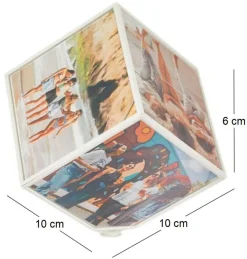 Cadre photo rotatif6 faces Kube (10 x 10 cm)