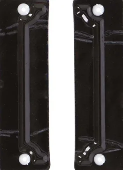 Cadre pour numéro de maison en fer émaillé (Lot de 2)