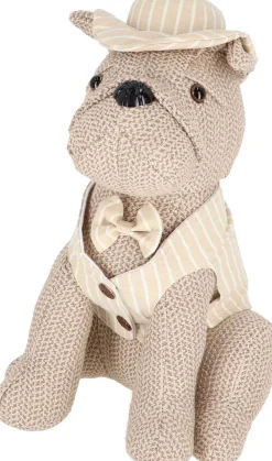 Cale-porte en tissu animal habillé (Chien)