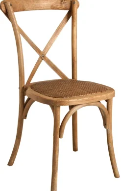 Chaise bistro en orme empilable (Lot de 4)